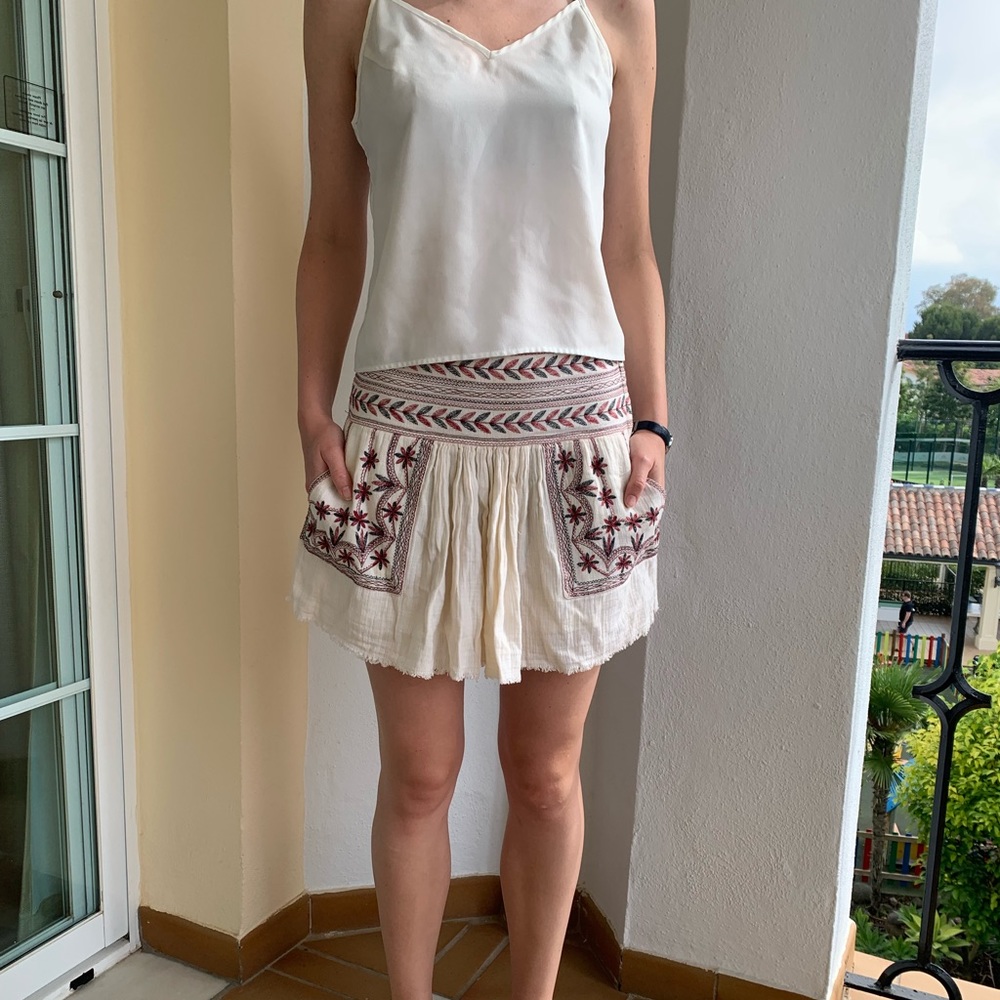 Isabel Marant Étoile Embroidered Skirt